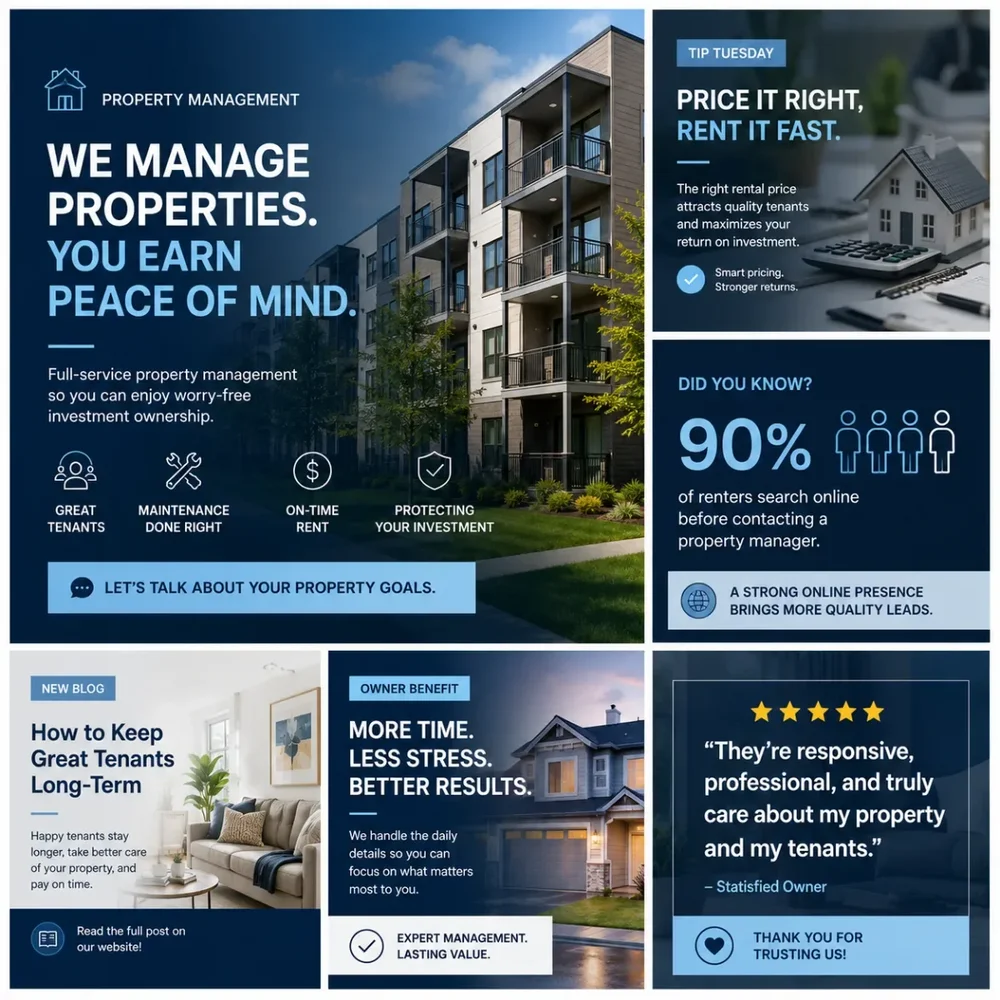 Property management services advertisement