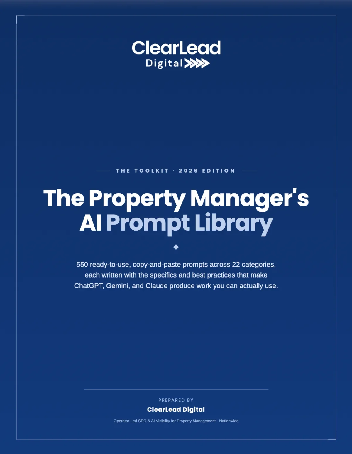 The Property Manager's AI Prompt Library cover
