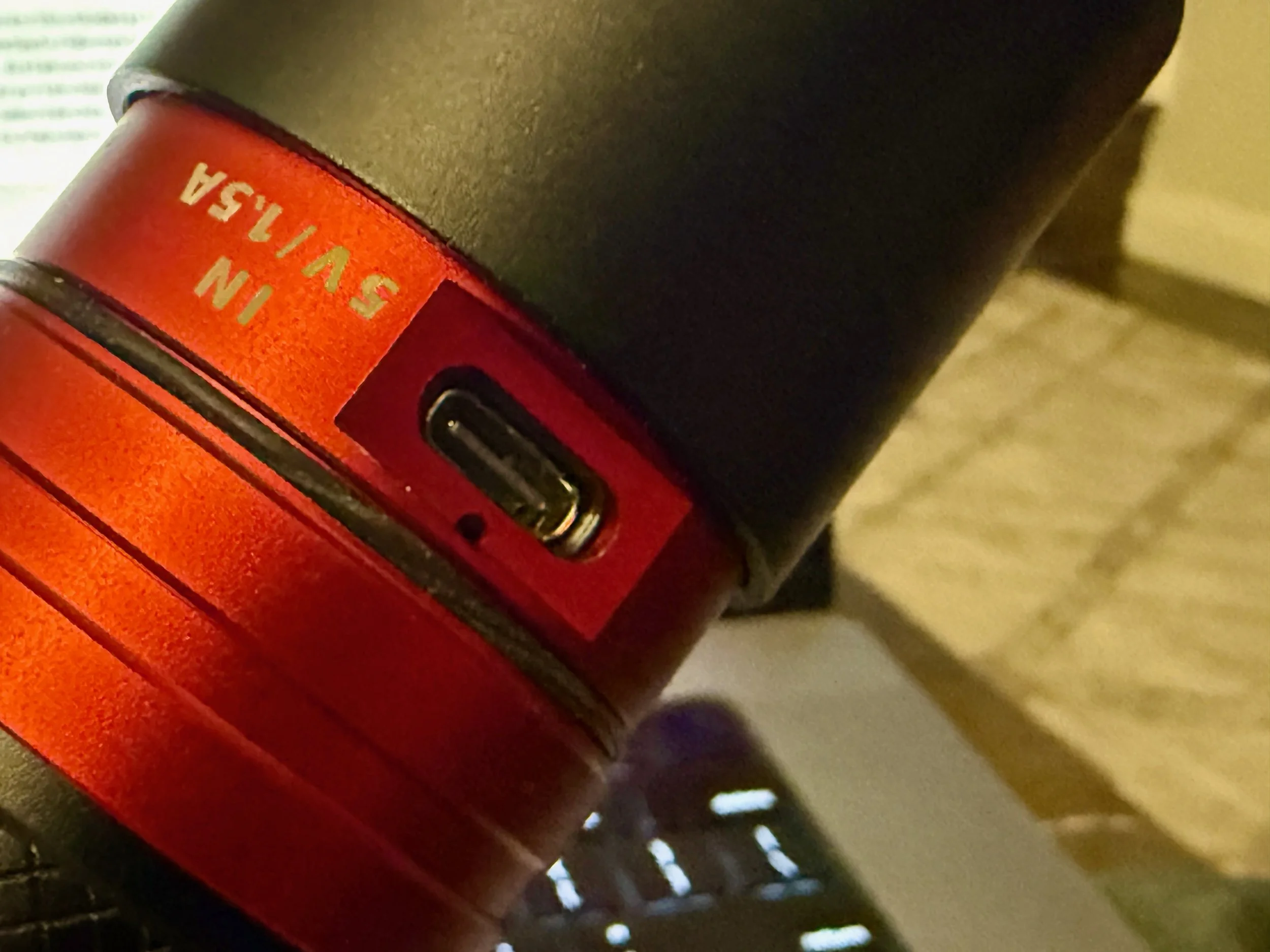 USB-C port close-up
