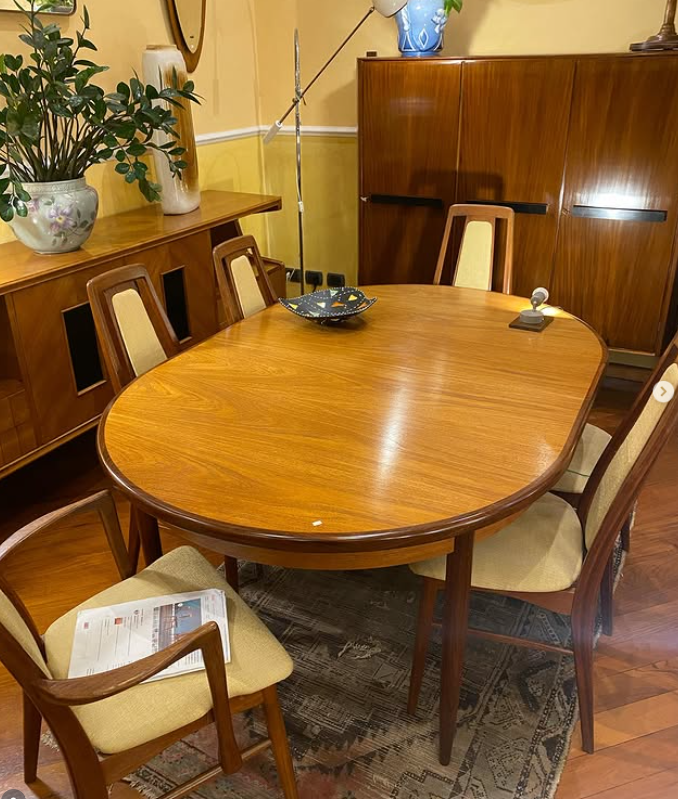 Mid-century interior timber finishing detail