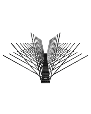 Taubenabwehrspikes auf Kante montiert