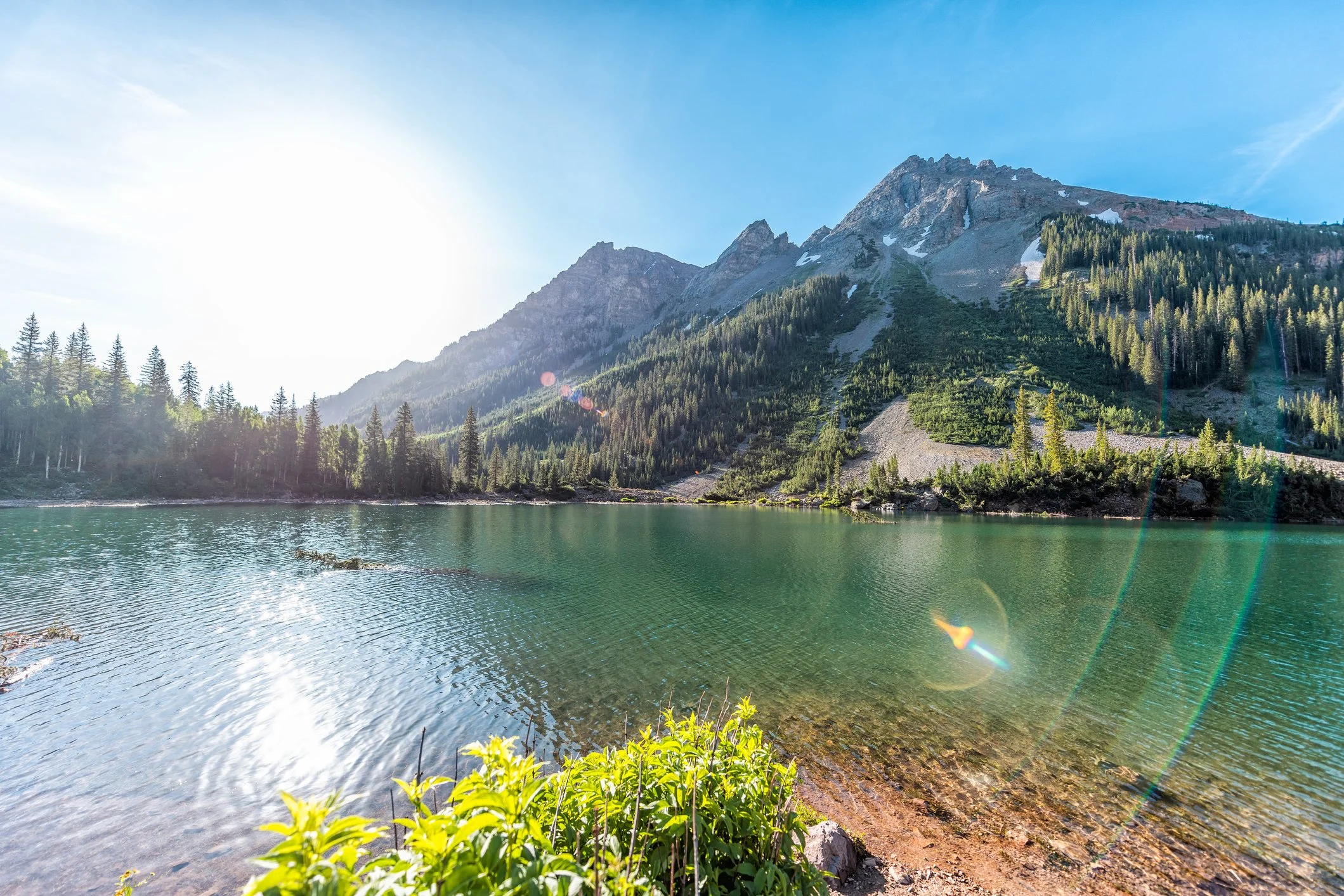 Colorado Rocky Mountain alpine lake