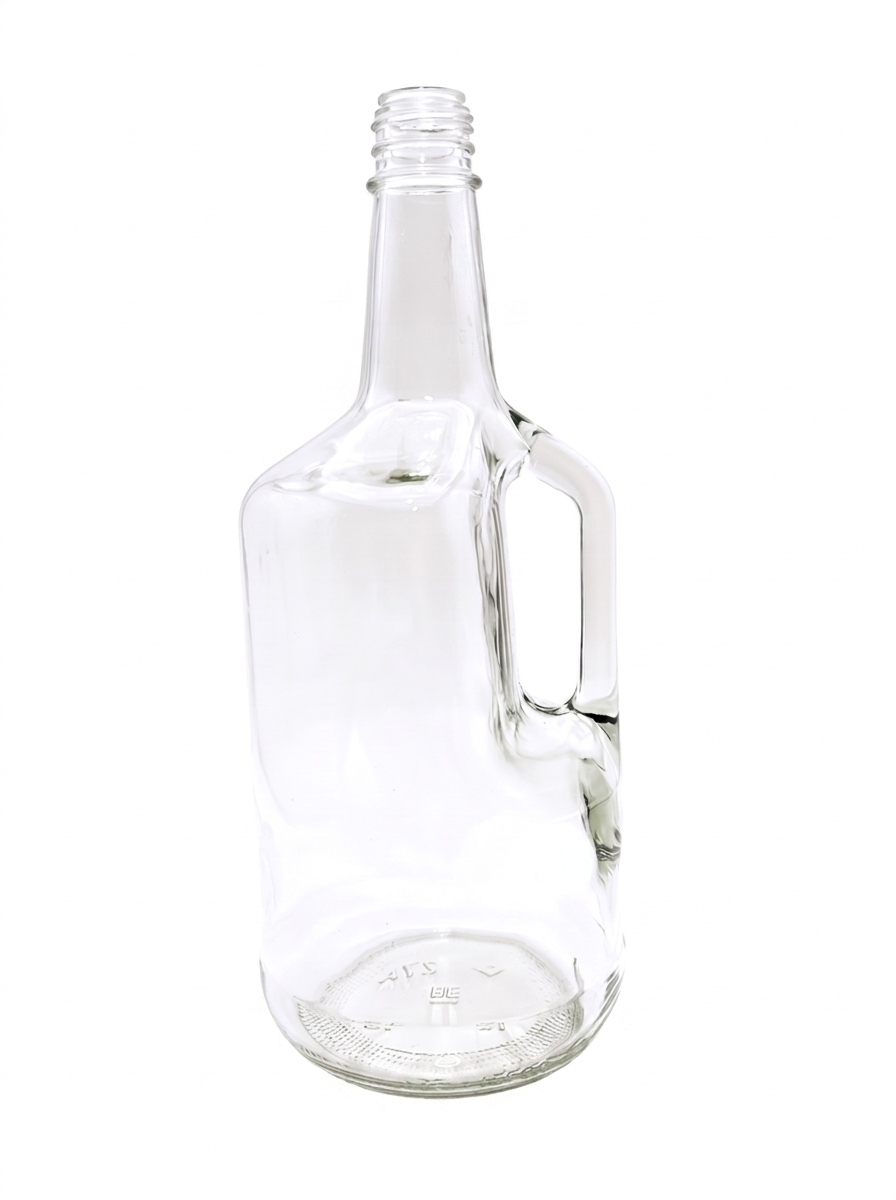1.75L Handled Liquor glass bottle