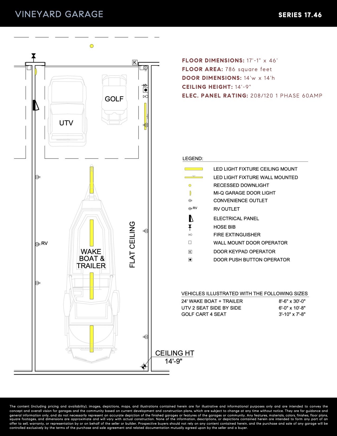 Series 17.46 garage floor plan