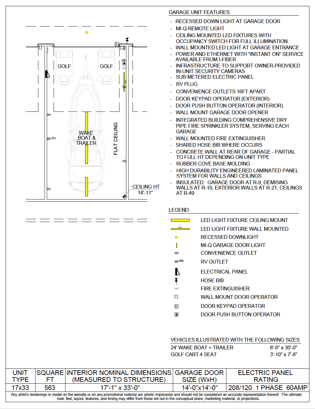 Series 17.33 garage floor plan