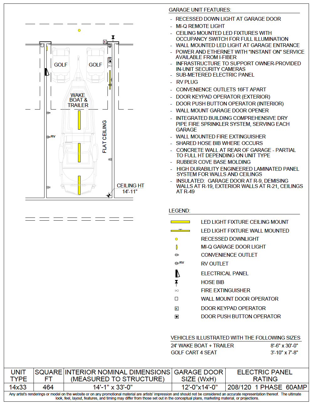 Series 14.33 garage floor plan