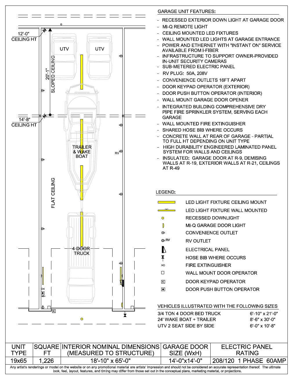 Series 19.65 garage floor plan
