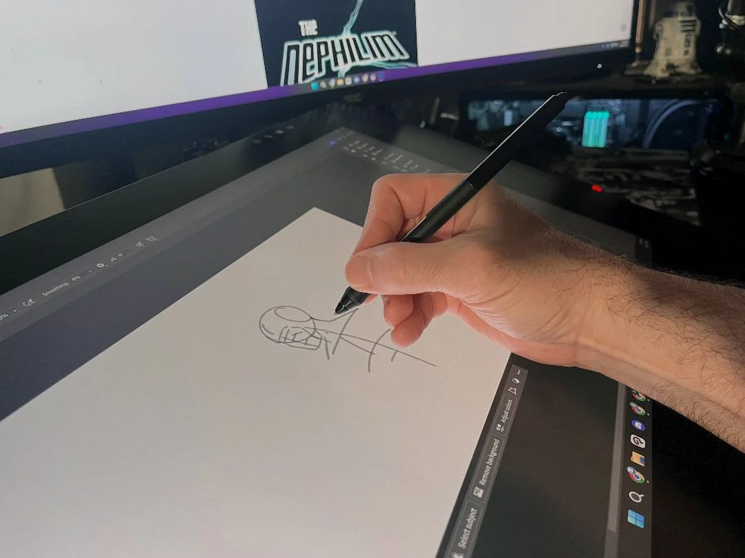 Digital portrait study