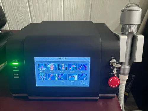 Laser therapy in use