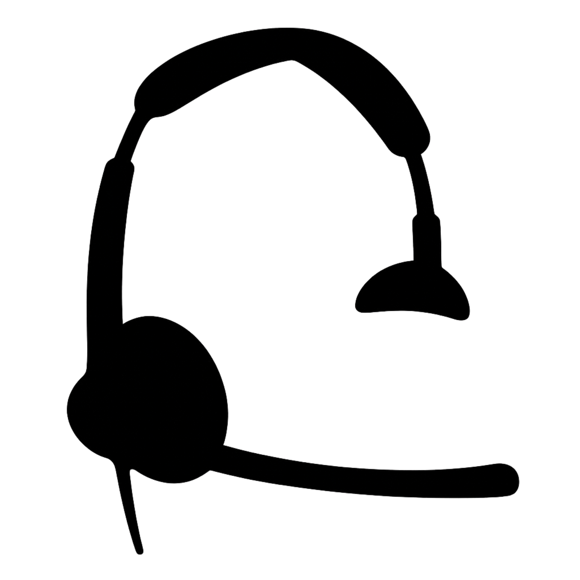 Single ear headset