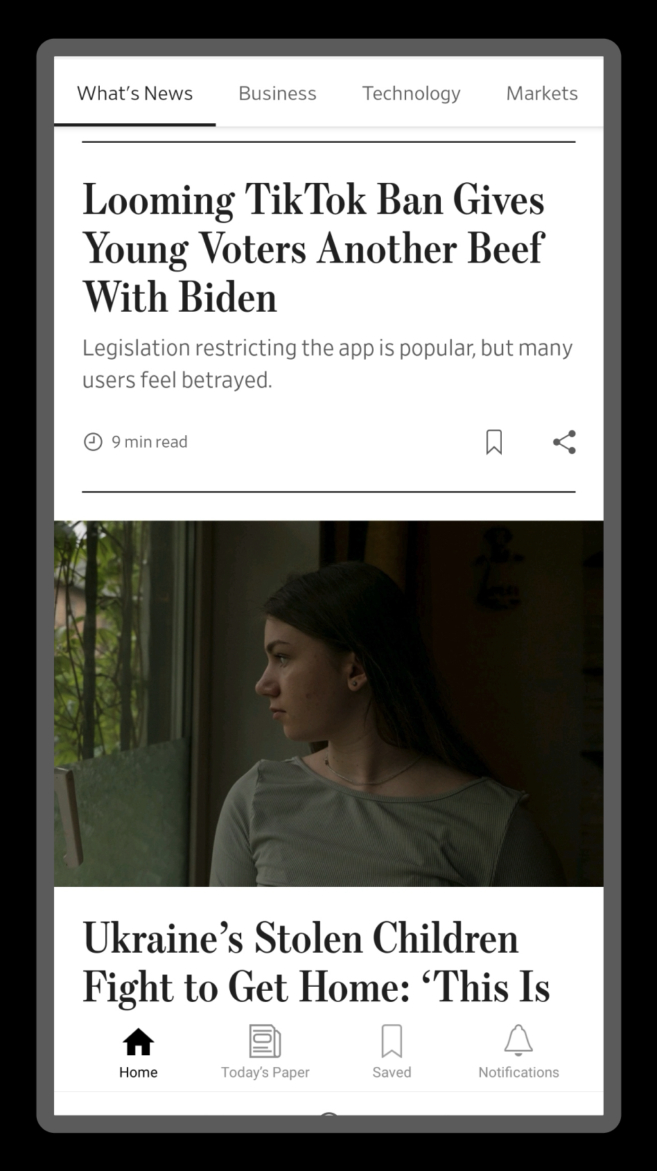 Homepage of the Habit Hero app