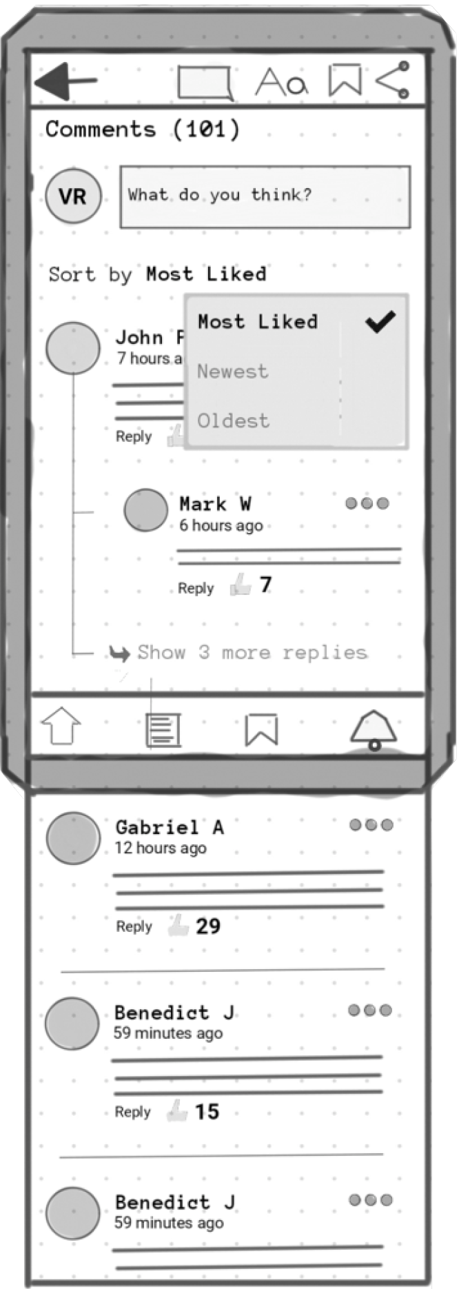 Commenting Sketch Part B 3