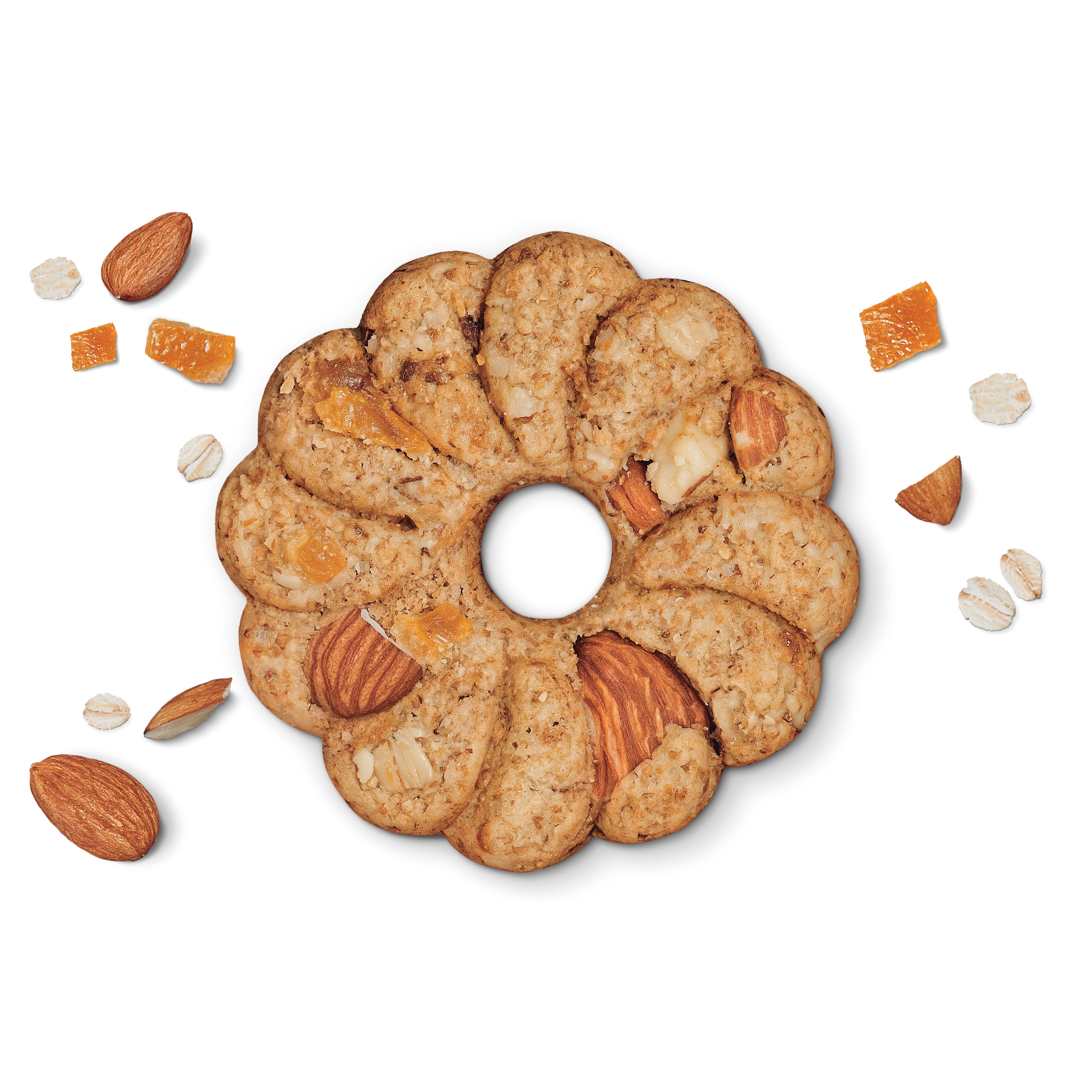 Galletitas de avena, naranja y almendras Emilio