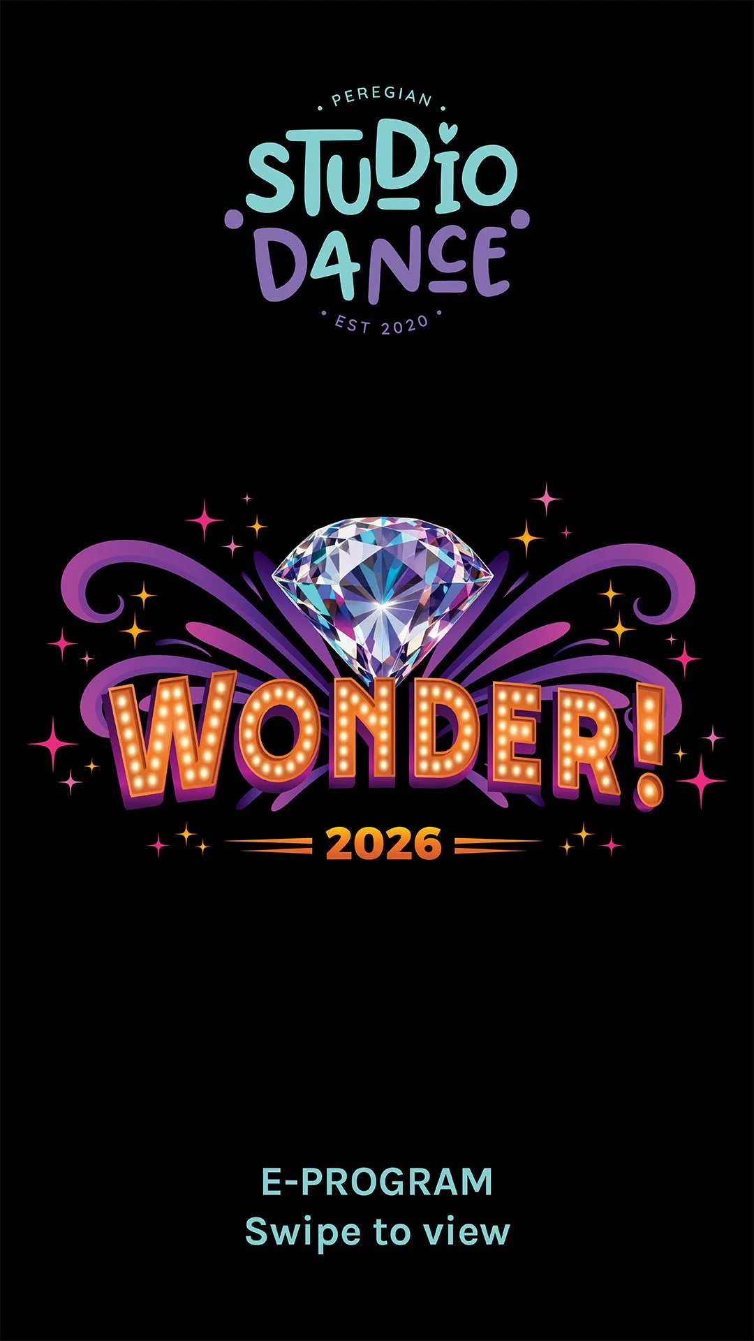 Wonder 2026 E-Program cover. Swipe to view.