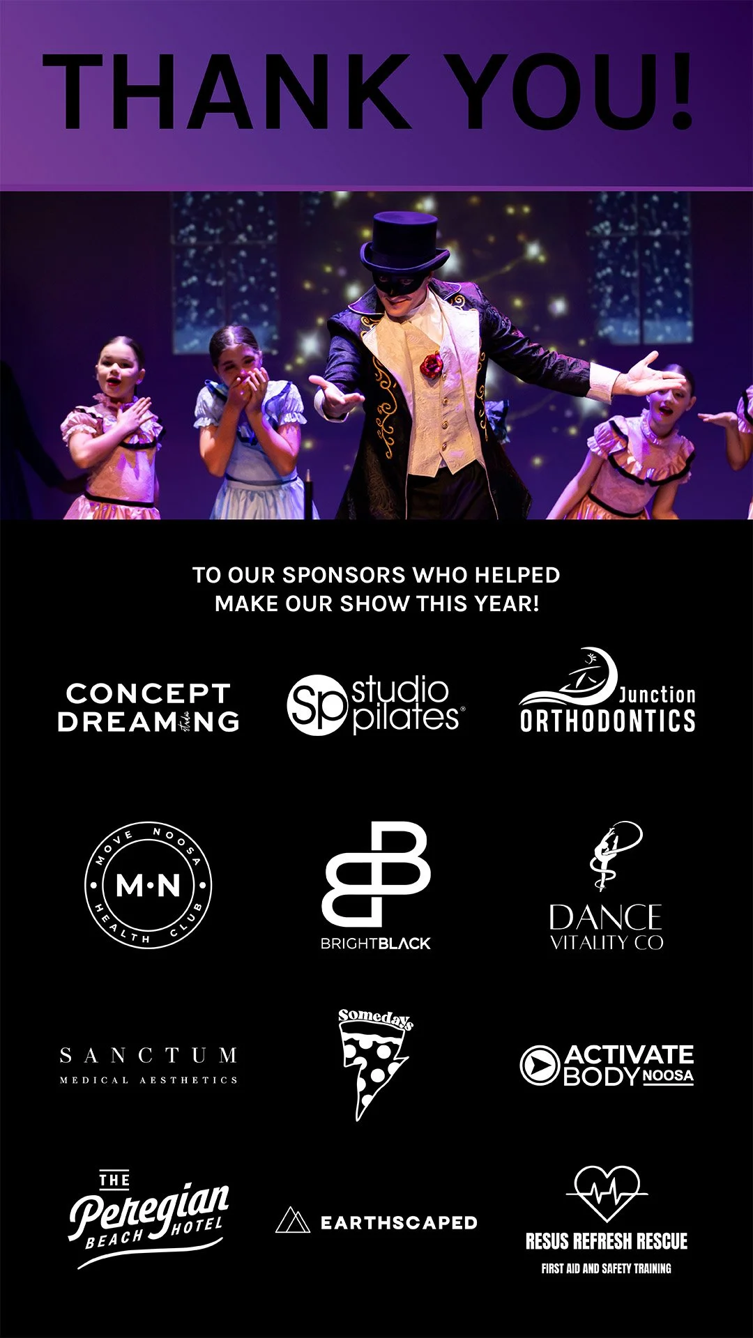 Thank you to our sponsors