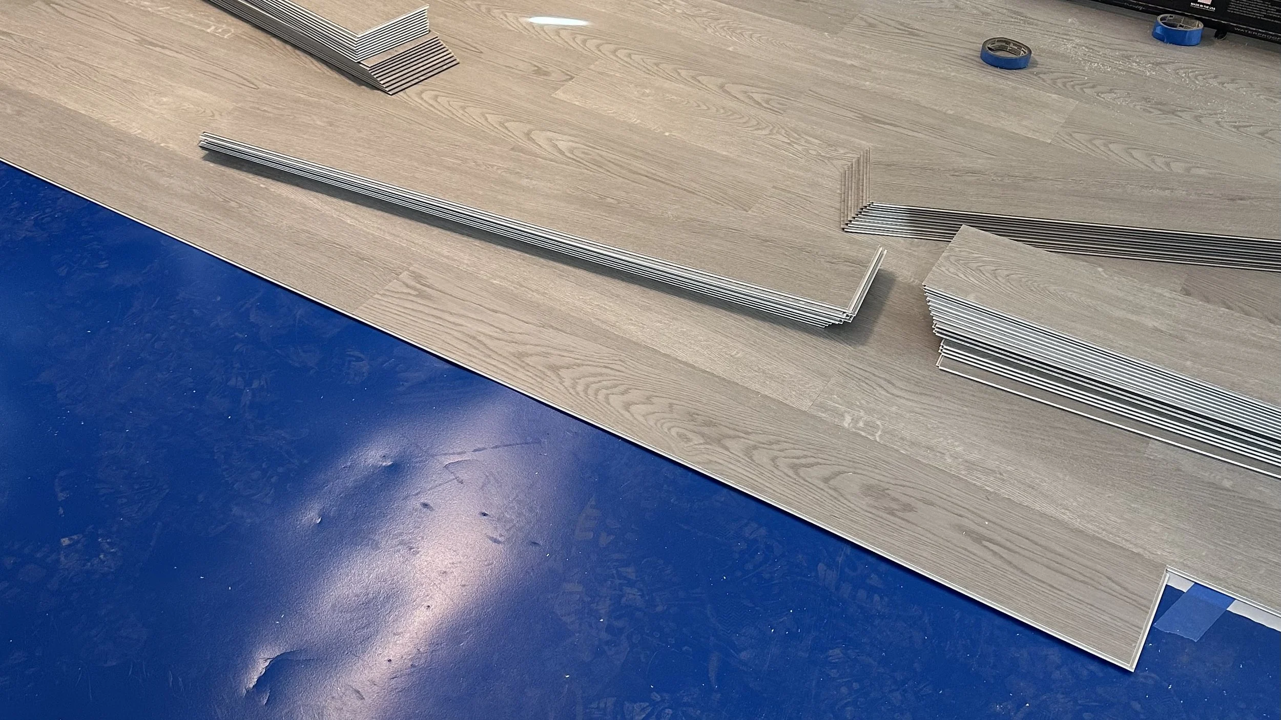 Luxury Vinyl Plank Flooring Installation