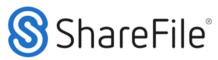 ShareFile secure document workflow logo used by Present and Future Bookkeeping Solutions for secure document handling in Merchant Cash Advance