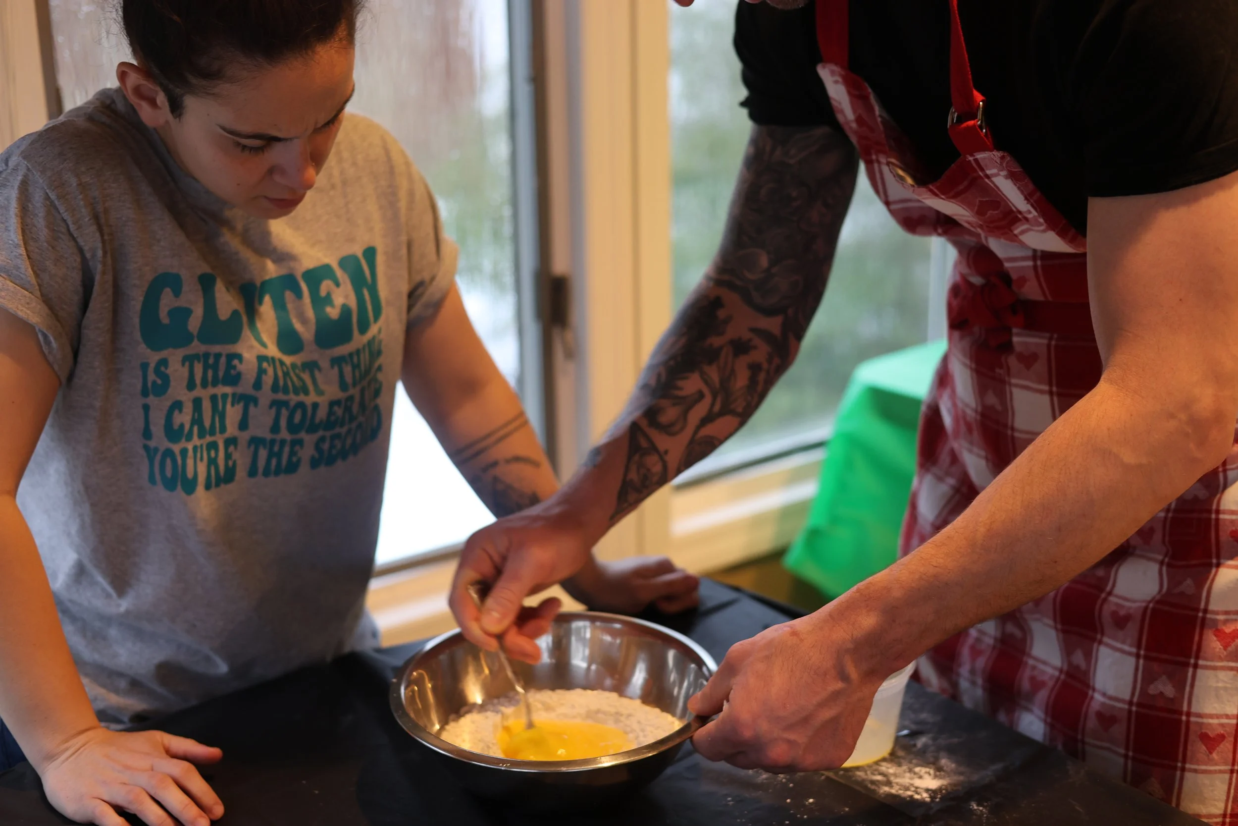 Corporate team building pasta class