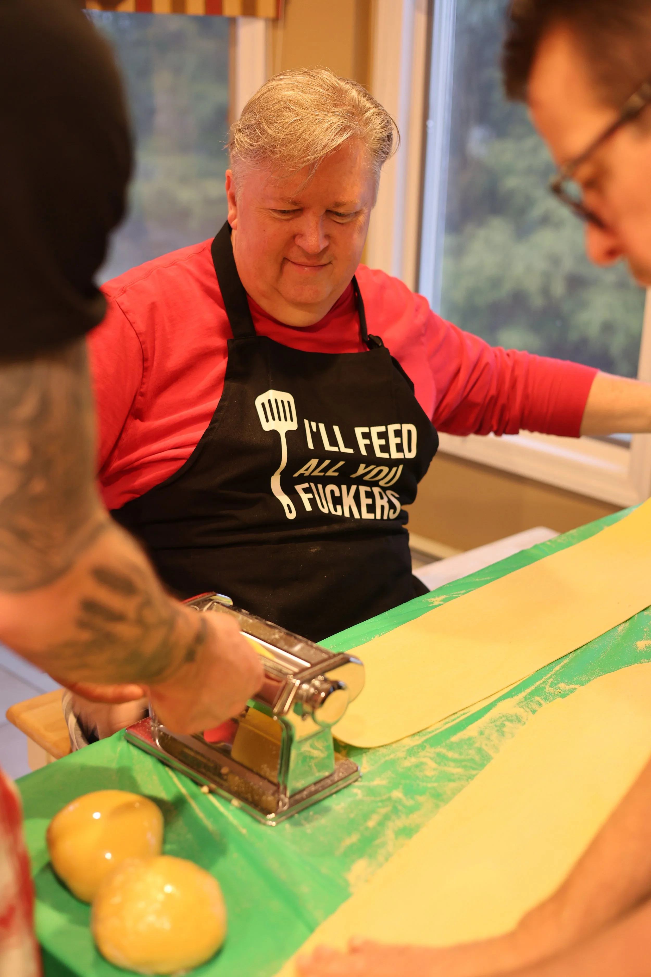 Corporate team building pasta class on Long Island