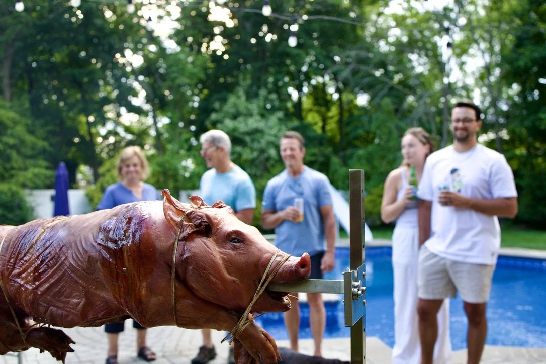 The complete hog roast catering experience on Long Island
