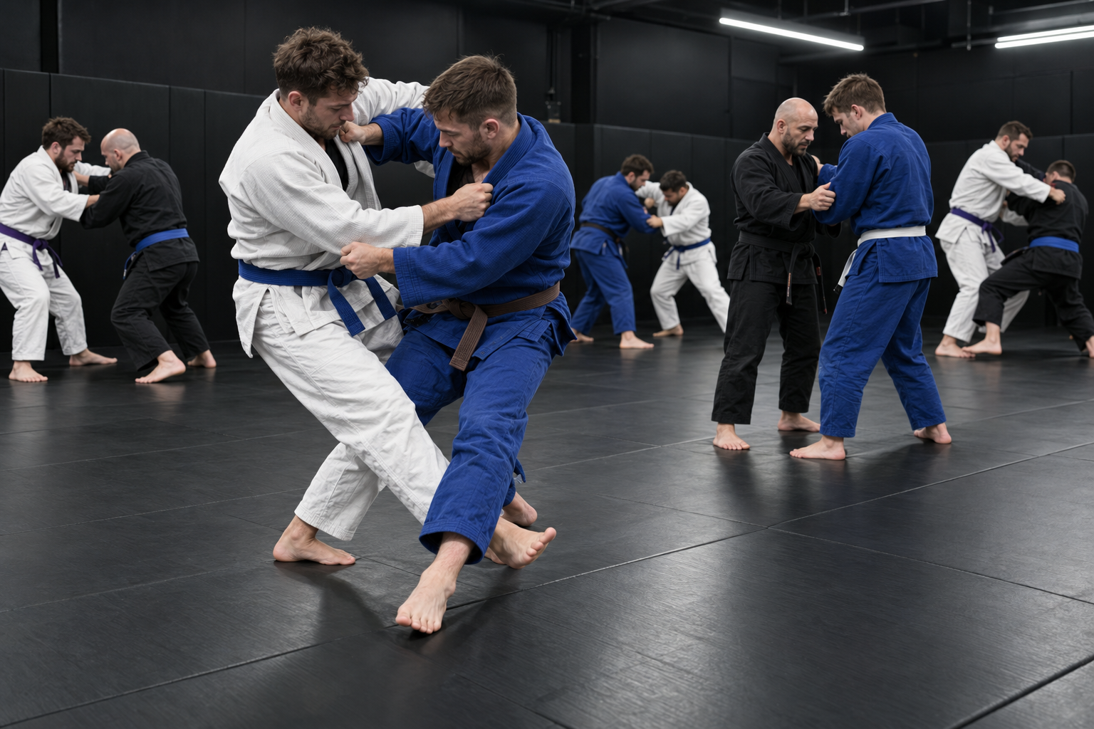 Men’s Judo for BJJ training at Base Defence Gym