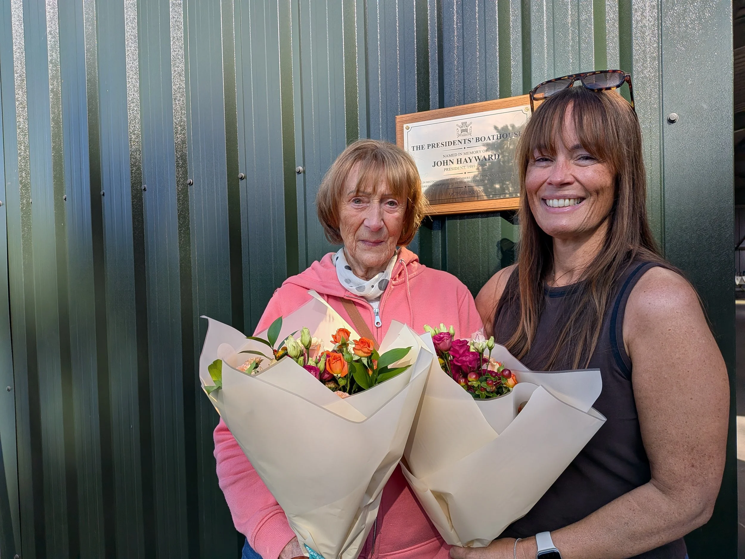 The Boat Barn opening and commemorative plaque