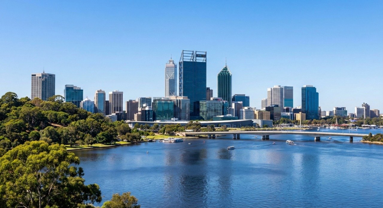 Perth City Skyline