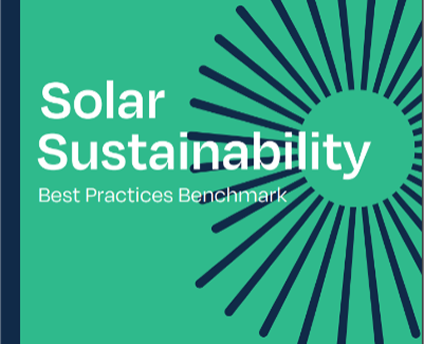SolarPower Europe Solar Sustainability Best Practices Benchmark