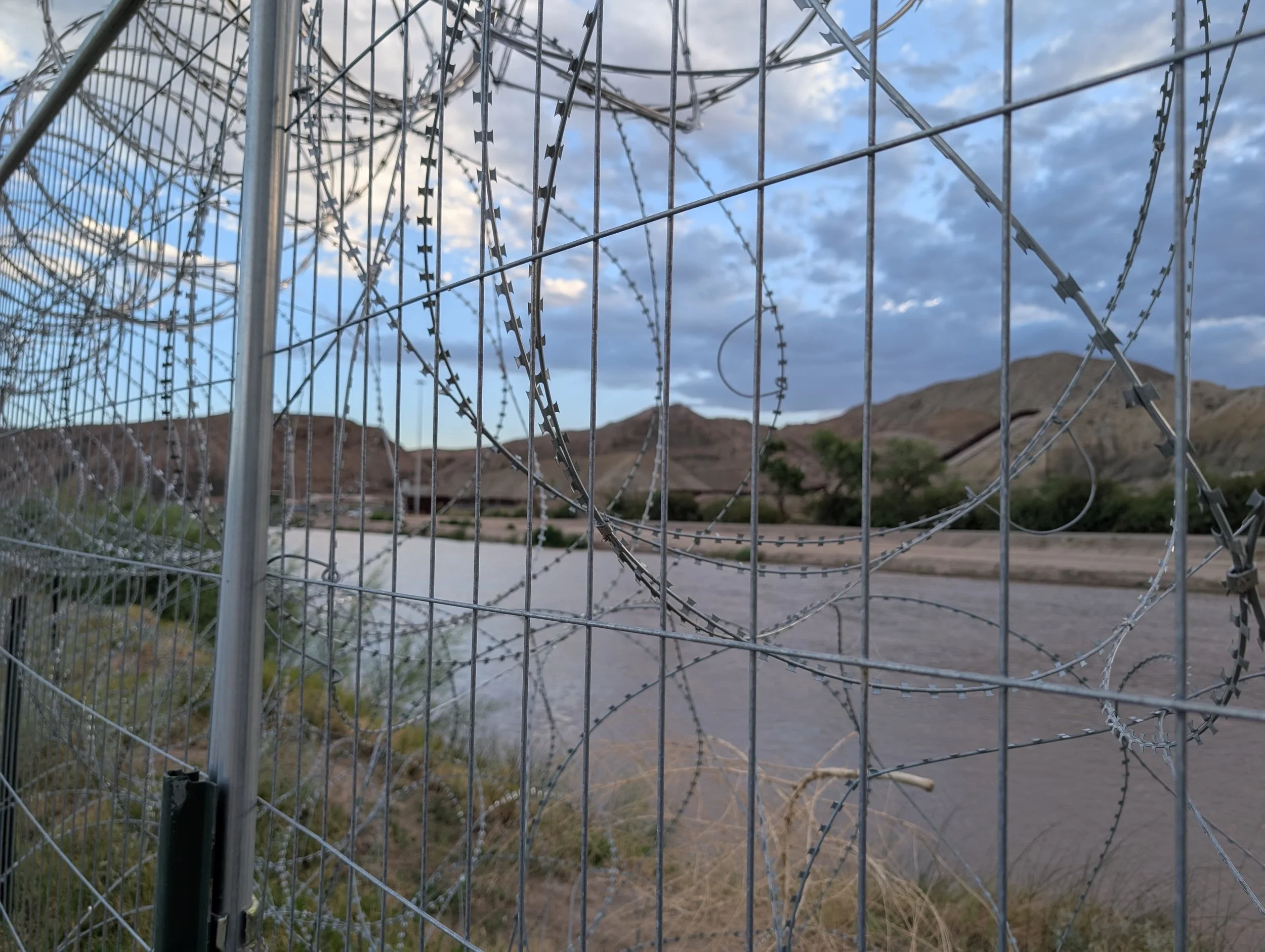 Razor Wire on the Río Grande