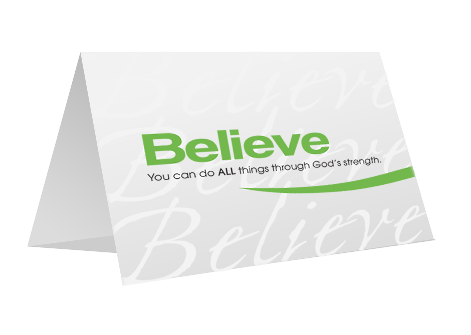 Believe Greeting Card