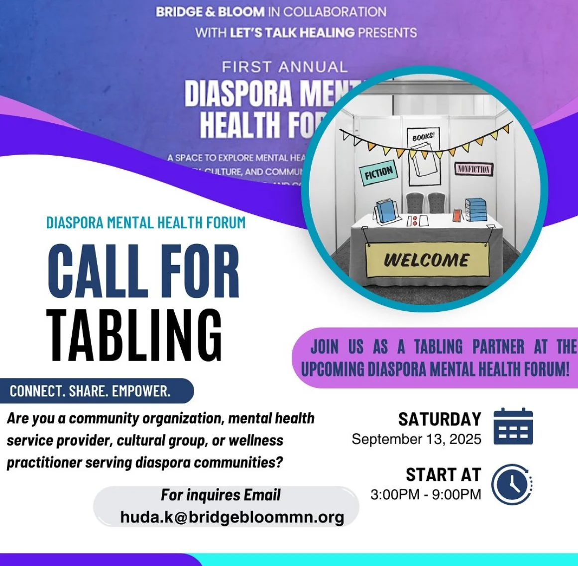 Vendor Table Registration Flyer