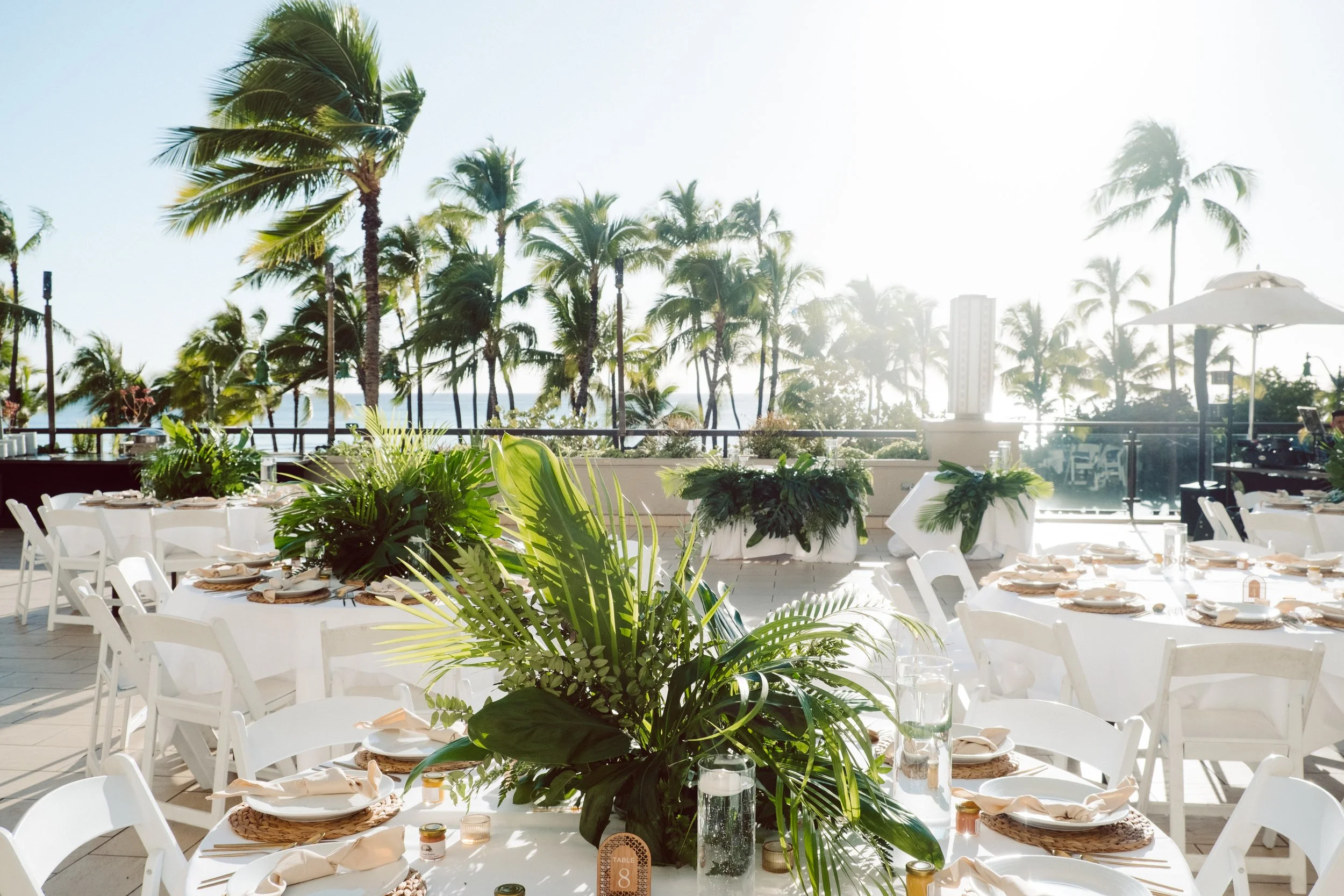 Hotel ballroom wedding decor Oahu — Your Story Events