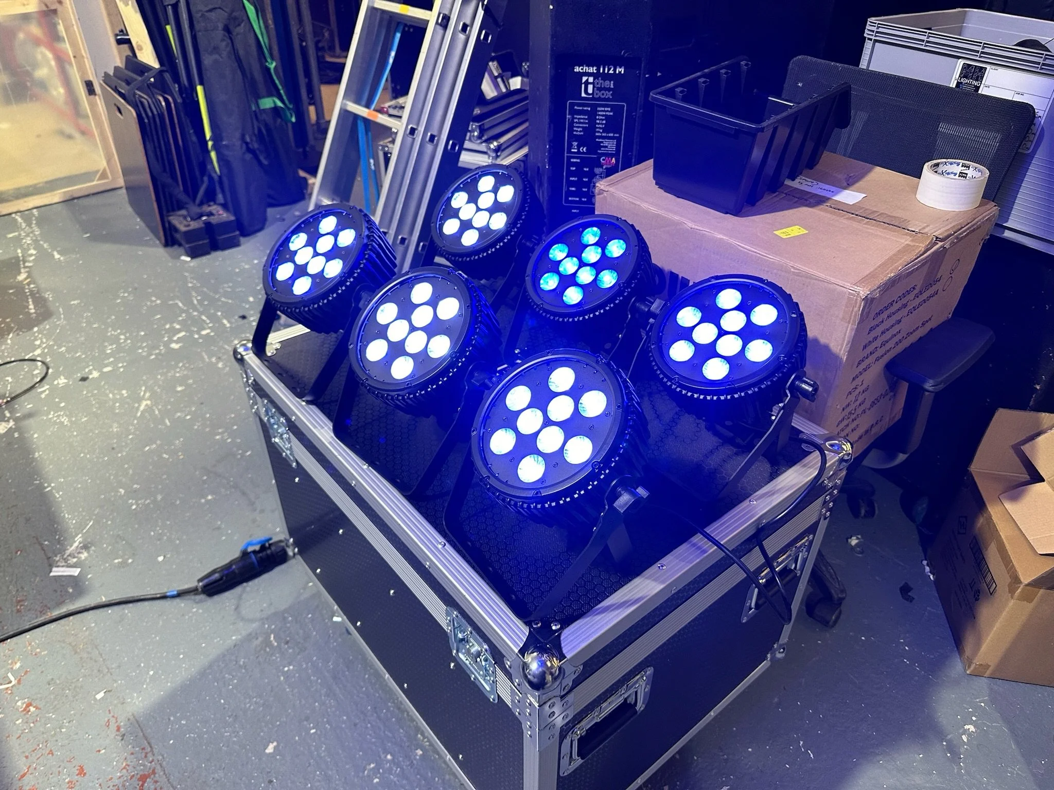 LED lighting hire North West