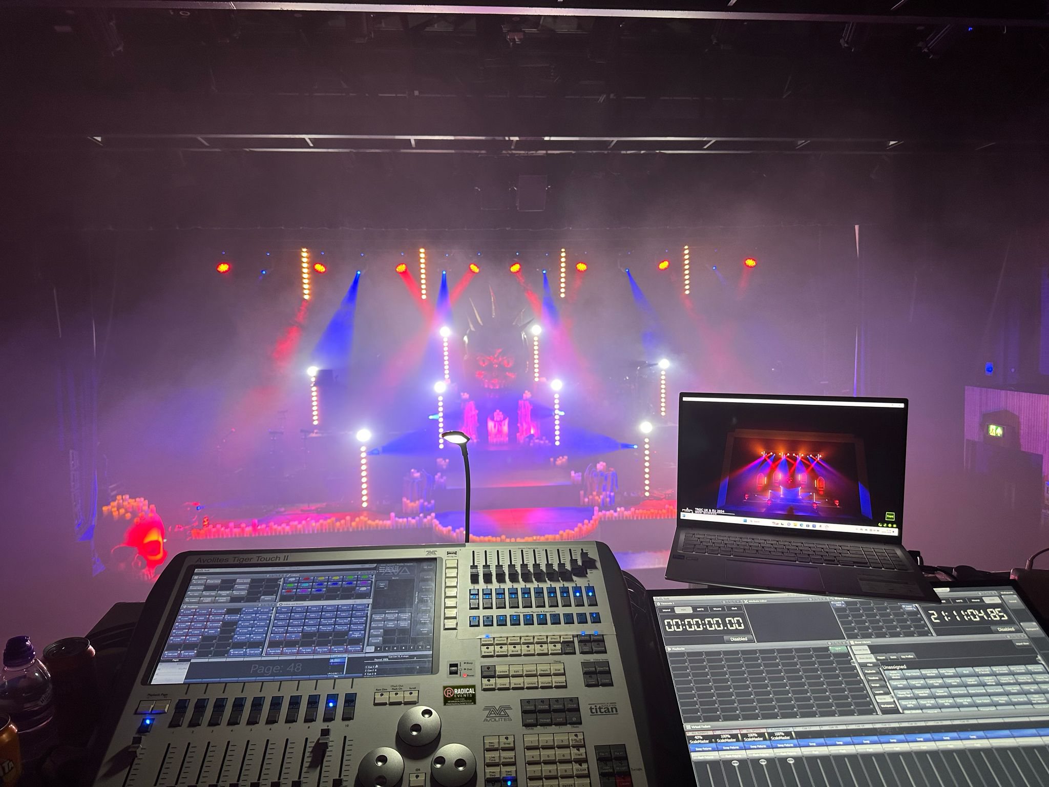 Lighting control console programming North West