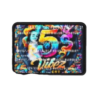 A distorted or pixelated digital screen displaying the text '5G Video' with colorful abstract background.