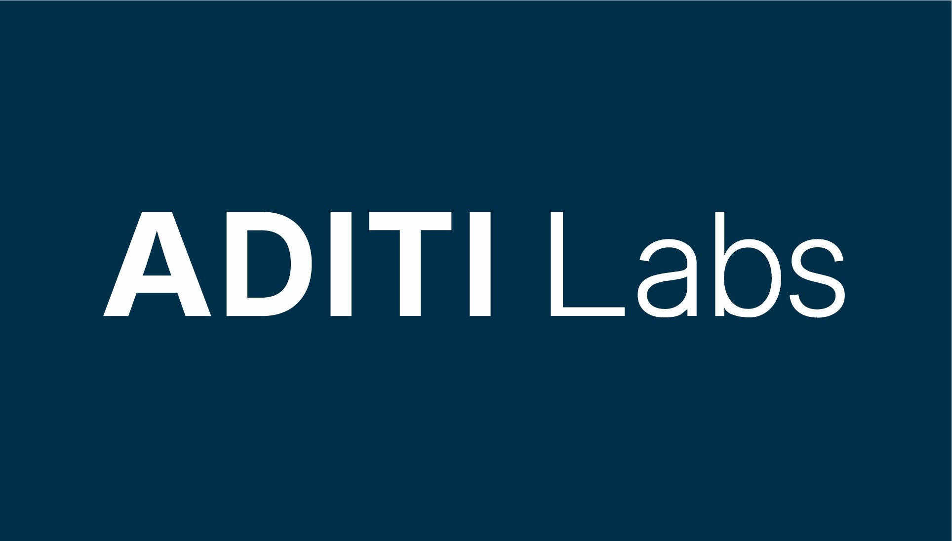 ADITI Labs wordmark — light