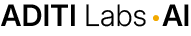 ADITI Labs AI variant rendered in non-customized Inter typeface