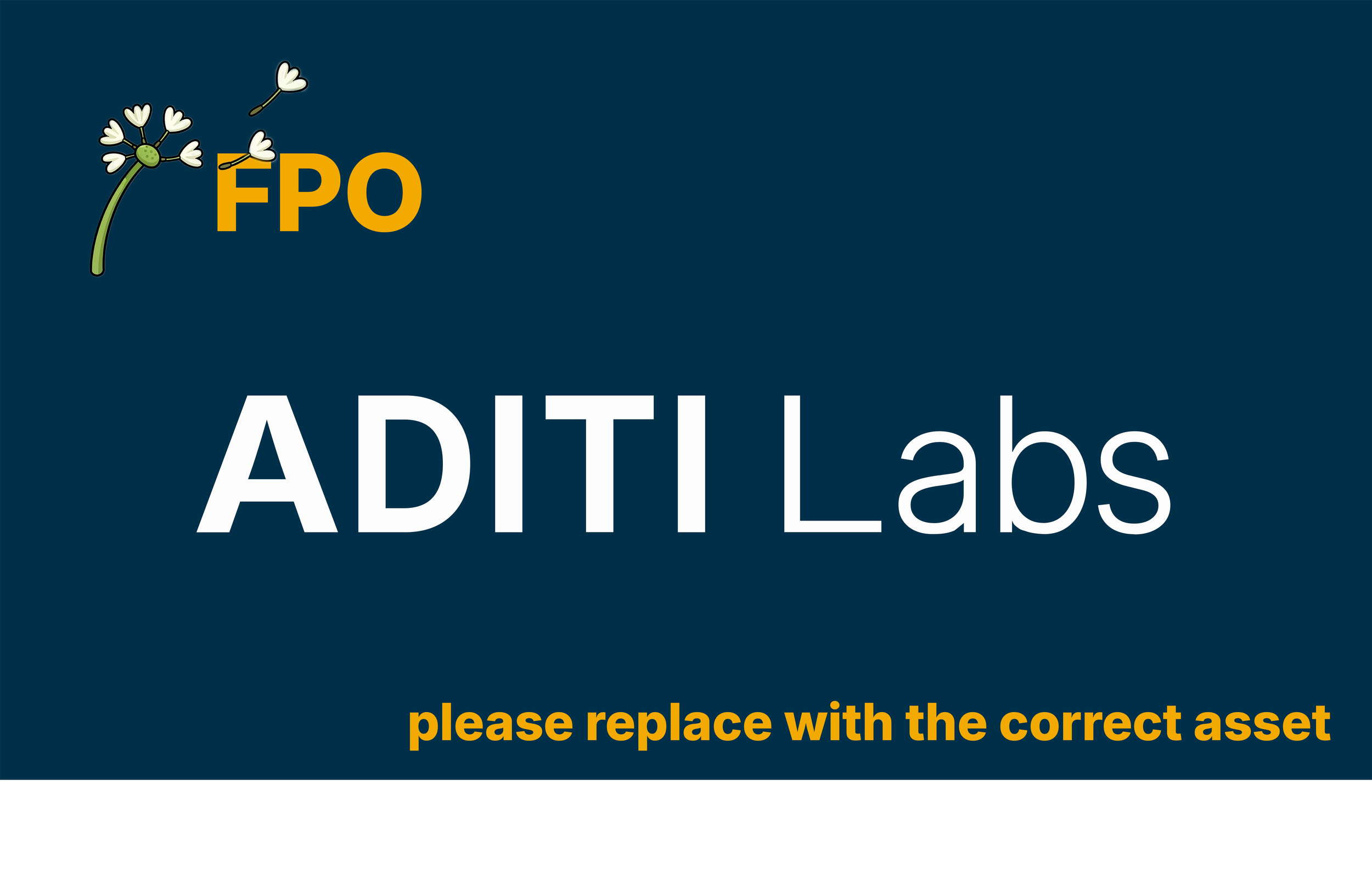 ADITI Labs internal FPO image - approved for internal use only