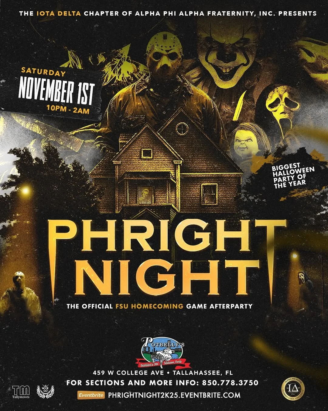 Phright Night flyer