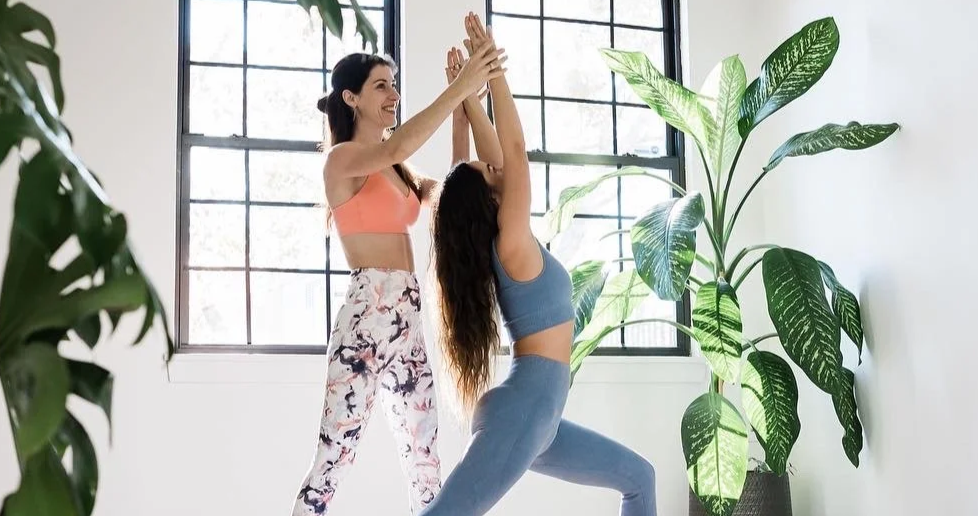 A private yoga session at Yoga On Main in Norman