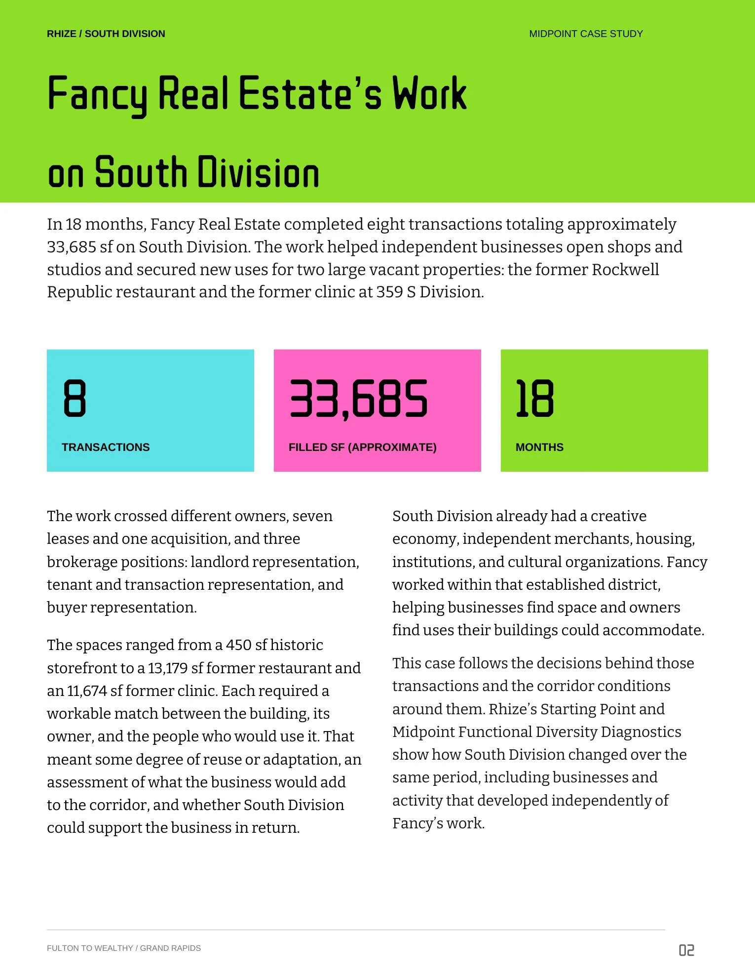 Fancy’s work on South Division, page 2