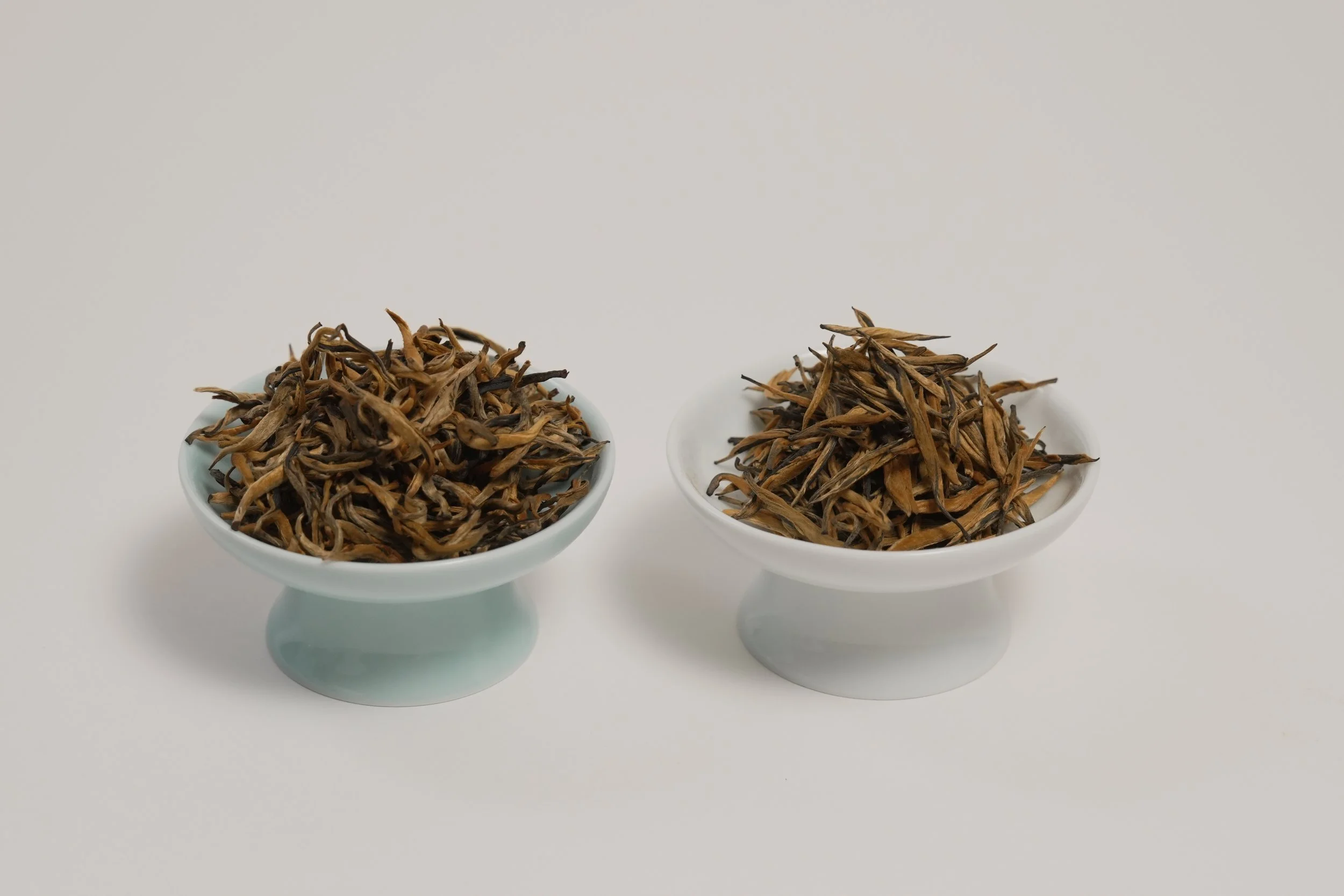 金芽と金針、紅茶の葉のかたち