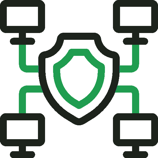 Protected Network Equipment Icon