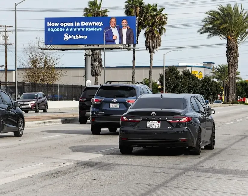 Billboard reading Sit'n Sleep