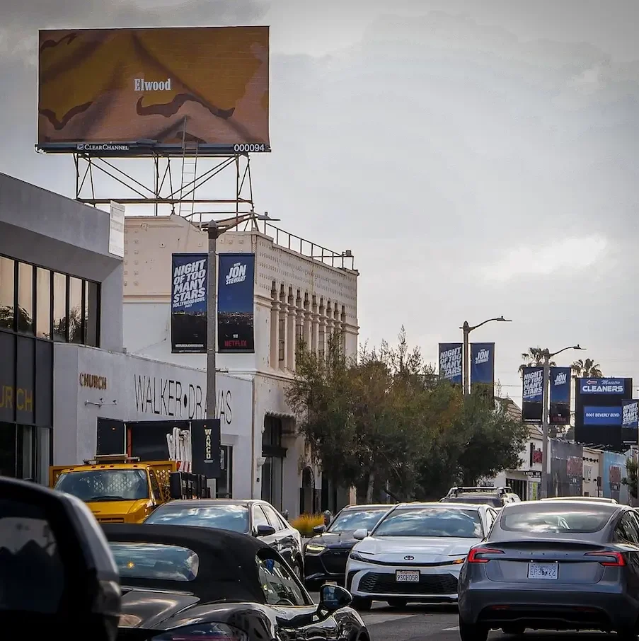 Billboard reading Elwood