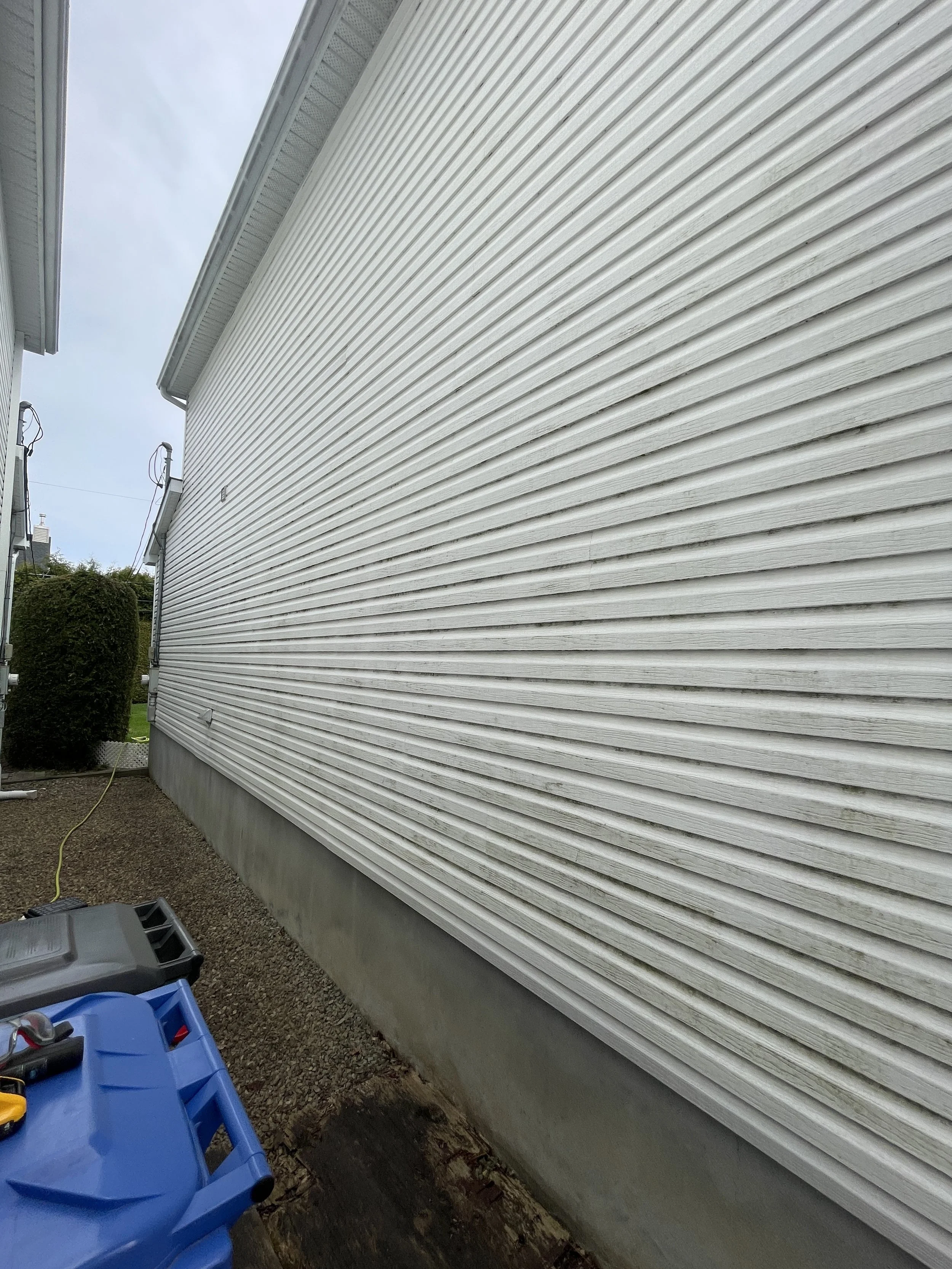 Évaluation sur place avant nettoyage