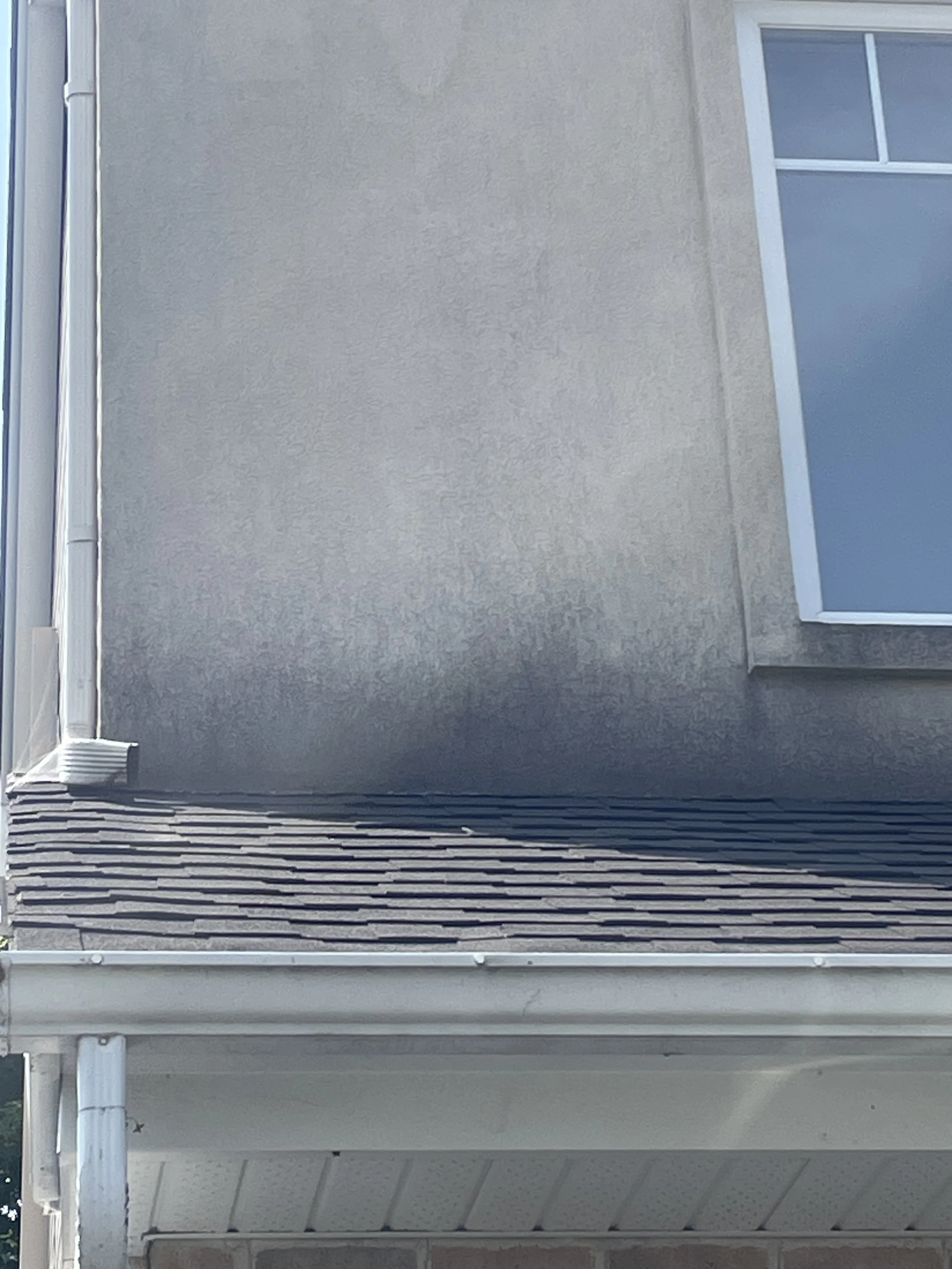 Avant — pavés et allée avant nettoyage