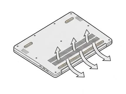 Clear Laptop Vents