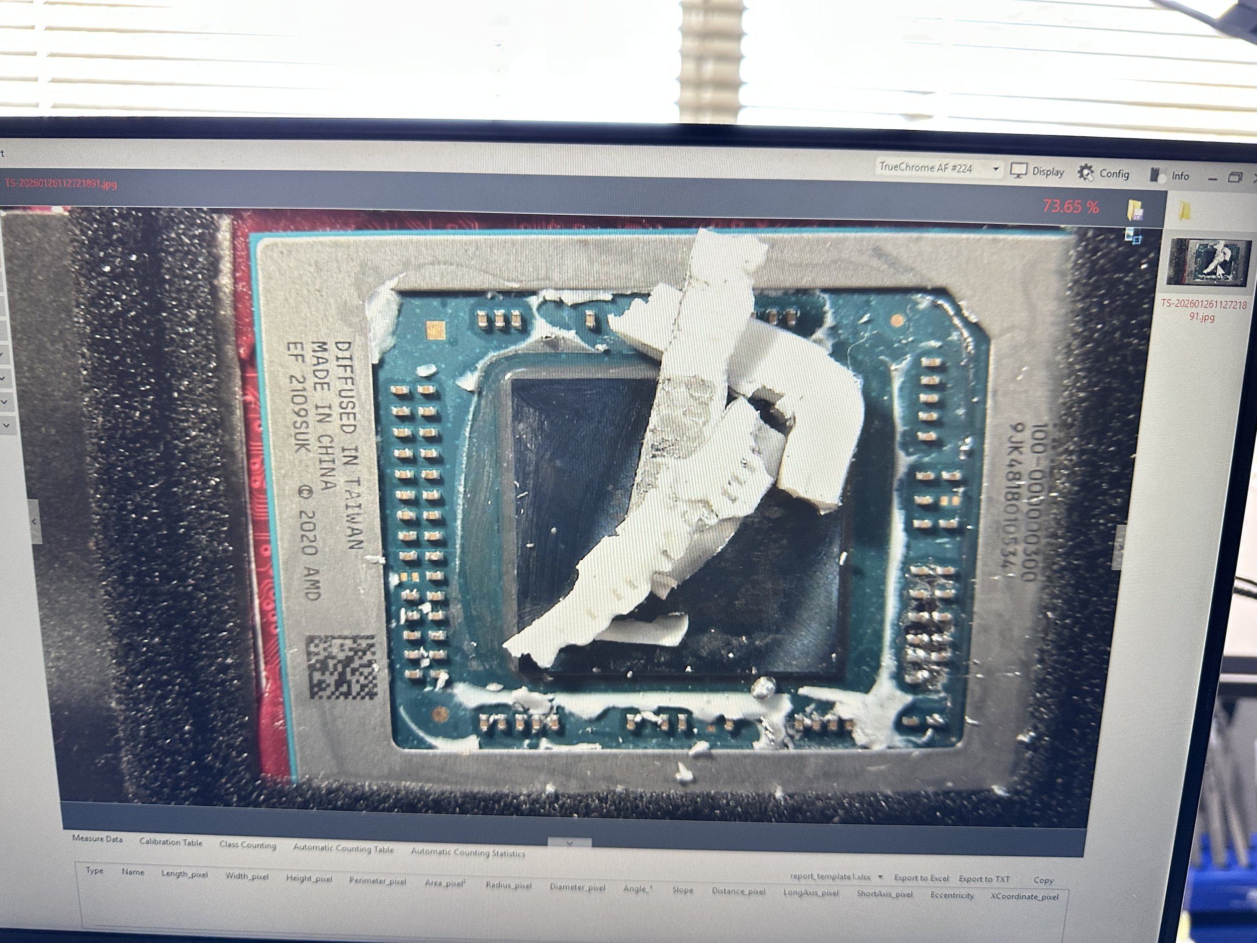 ASUS ROG Zephyrus G14 Motherboard Diagnostics under Microscope