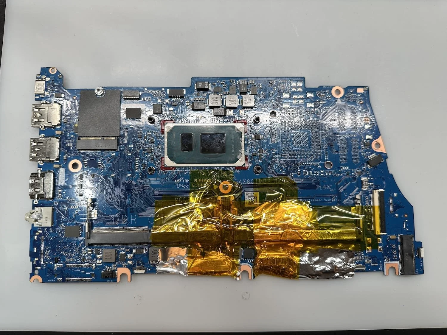 HP ProBook 850 G8 Power Rail Micro Soldering Diagnostics